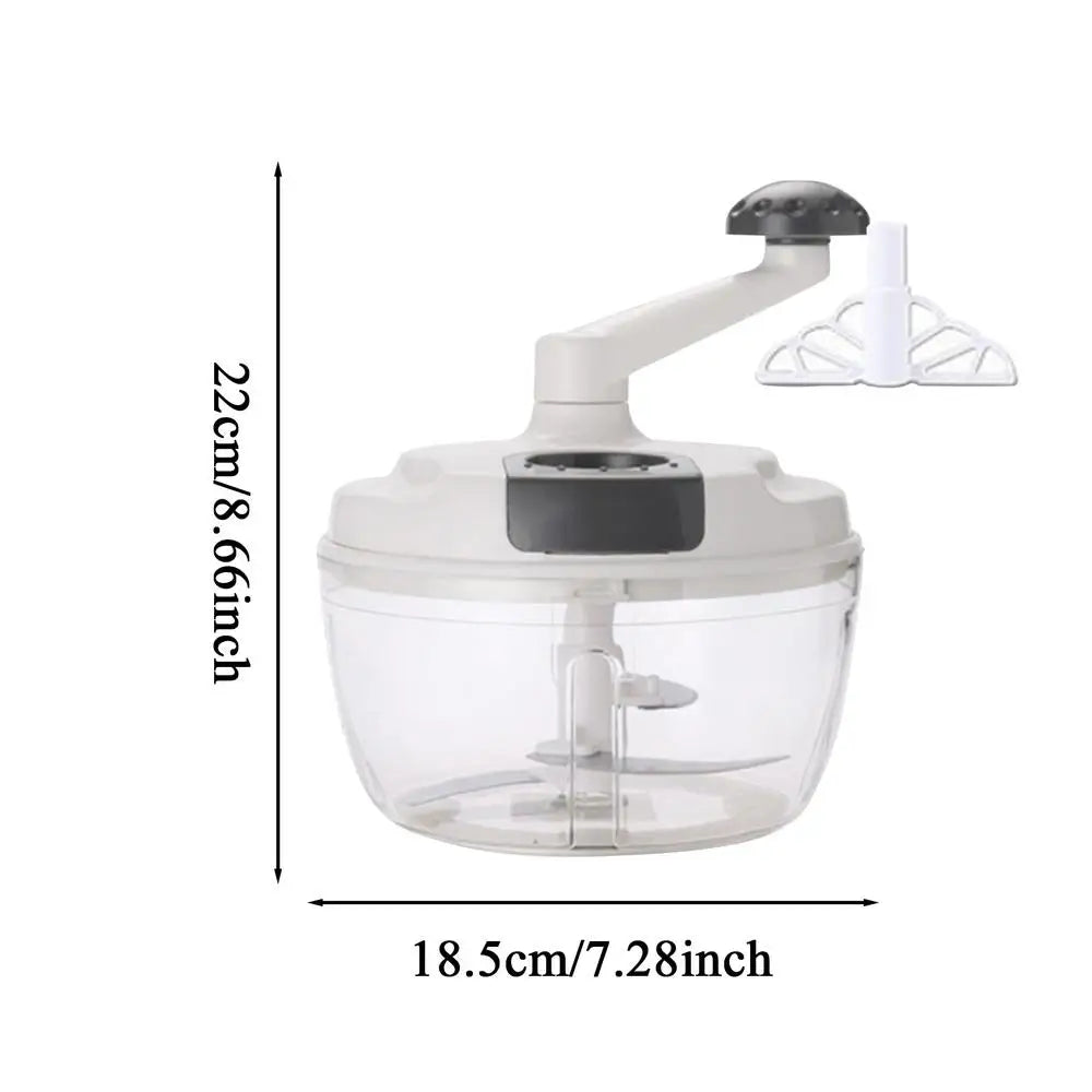 Vegetable Cutter Chopper Shredders Manual Meat Vegetable Chopper Grinder Fruits Salad Maker Mincer manual hand mixer