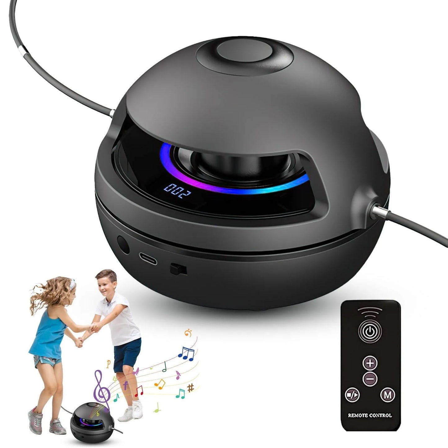 Automatic Music Jump Rope Skipping Machine Counter Electric LED Exercising Smart