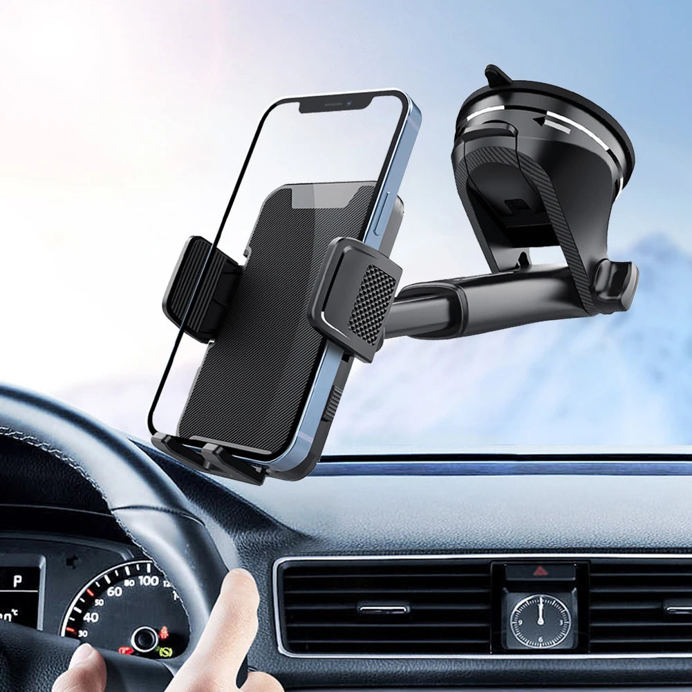Gravity Sucker Car Phone Holder 360° Rotation Cell Phone Support Universal Auto Smartphone Stand for Cellphones 4.7-7.9Inch