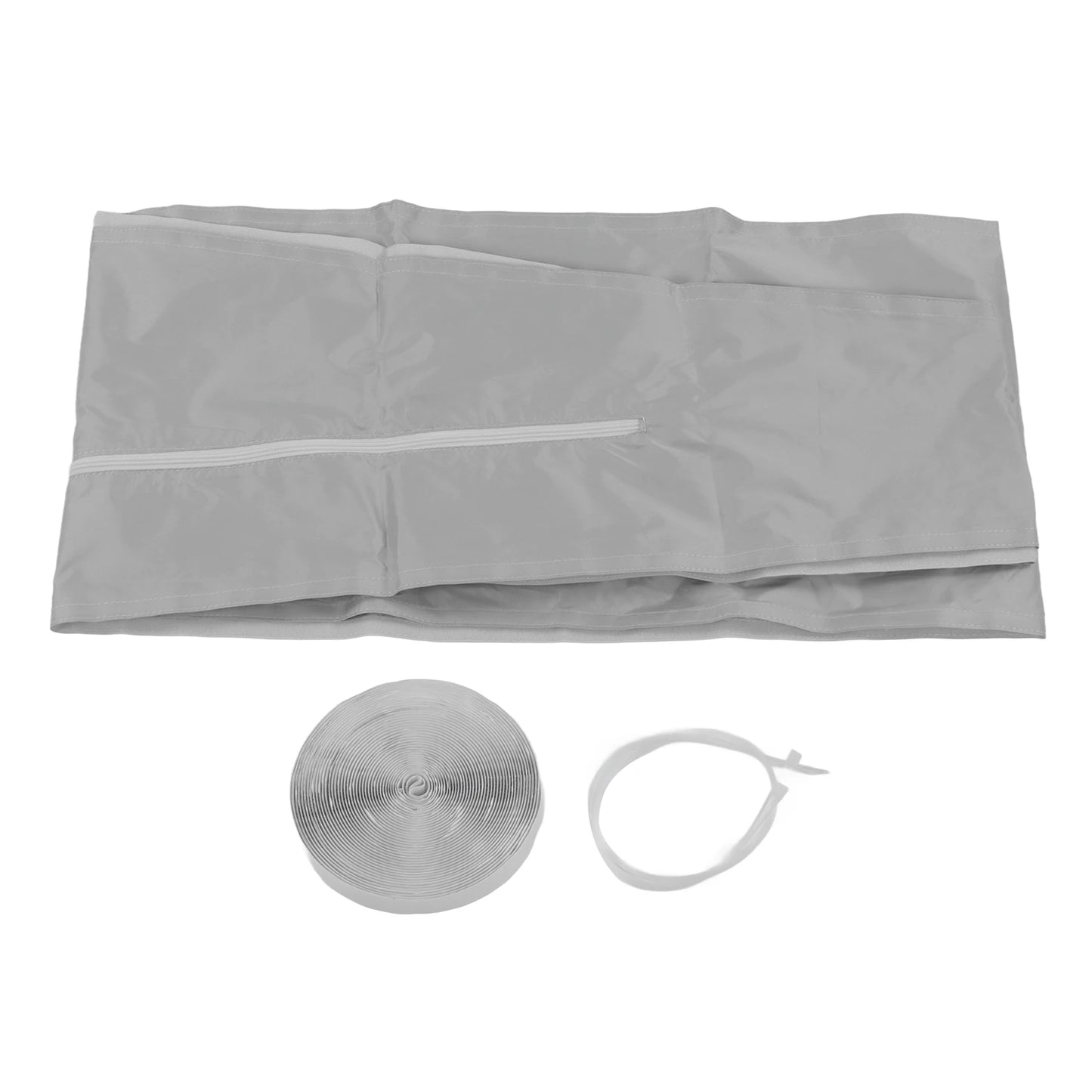 Portable Air Conditioner Window Sealing Cloth AC Window Frame Baffle Kit Silver Grey AC Window Seal Kit