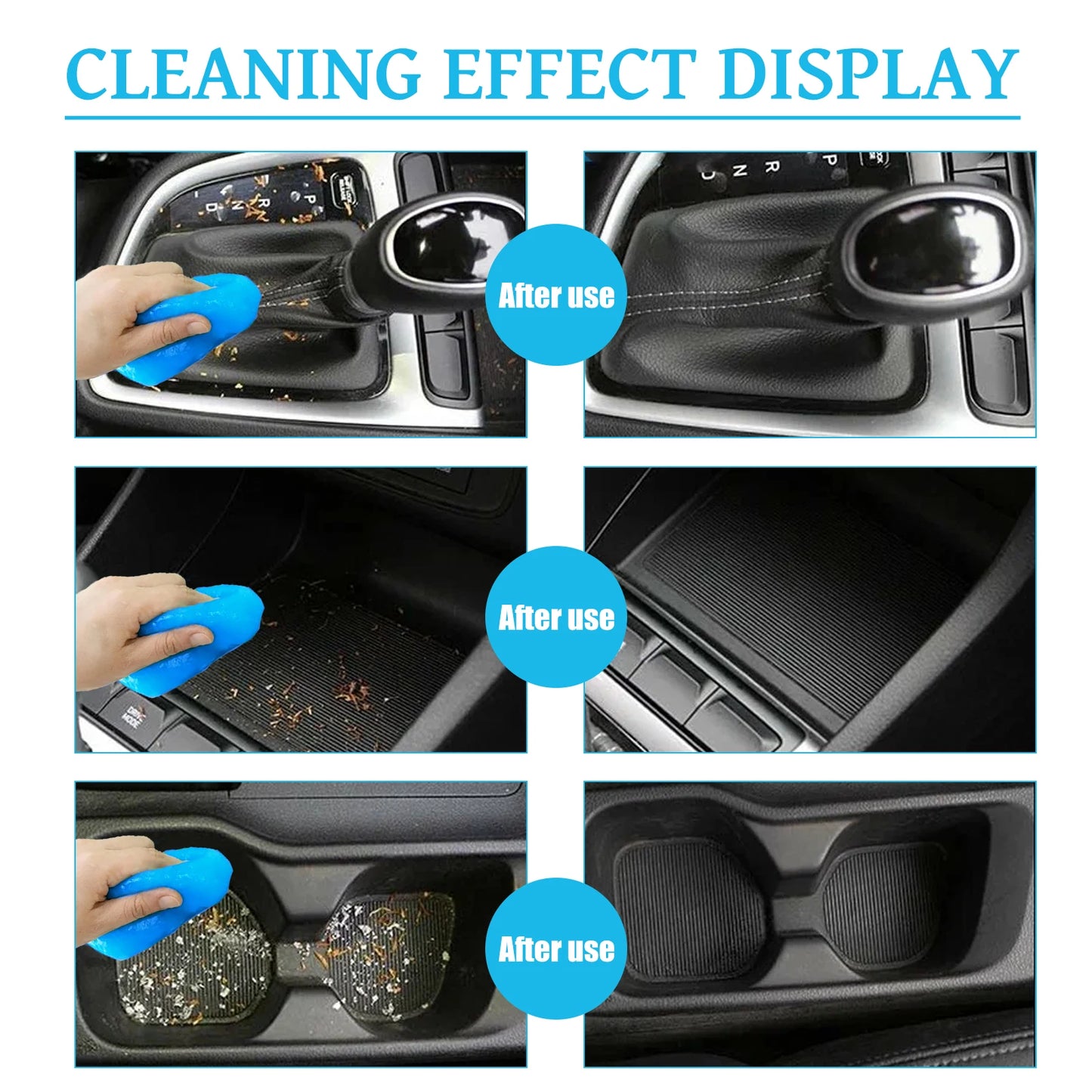 Super Car Cleaning Gel Multiuse Reusable Dirt Cleaner Gel Keyboard Laptop Auto Interior Dust Dirt Remover Gel Cleaning Tools 70g