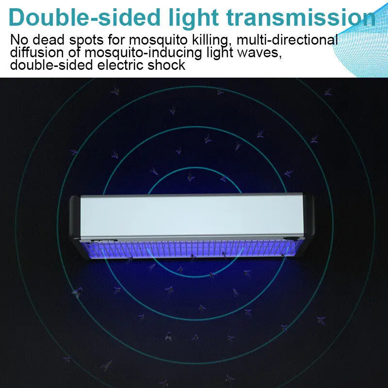20W-40W Mosquito Zapper Insect Bug Killer Lamp UV Light Outdoor Indoor Low Noise
