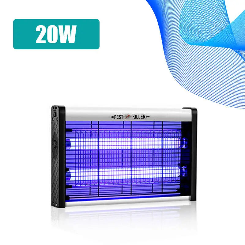 20W-40W Mosquito Zapper Insect Bug Killer Lamp UV Light Outdoor Indoor Low Noise
