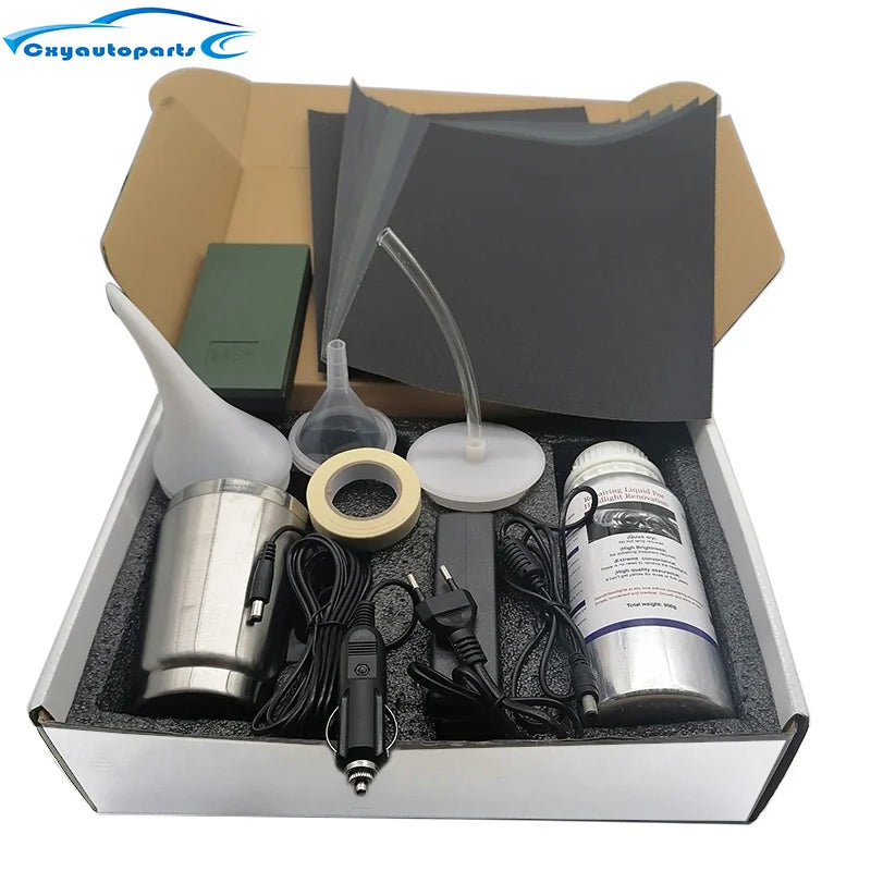 Car headlight restoration kit 800ML Liquid Polymer Repair Fluid Car Headlight Chemical Polishing Kit Automobile Tools