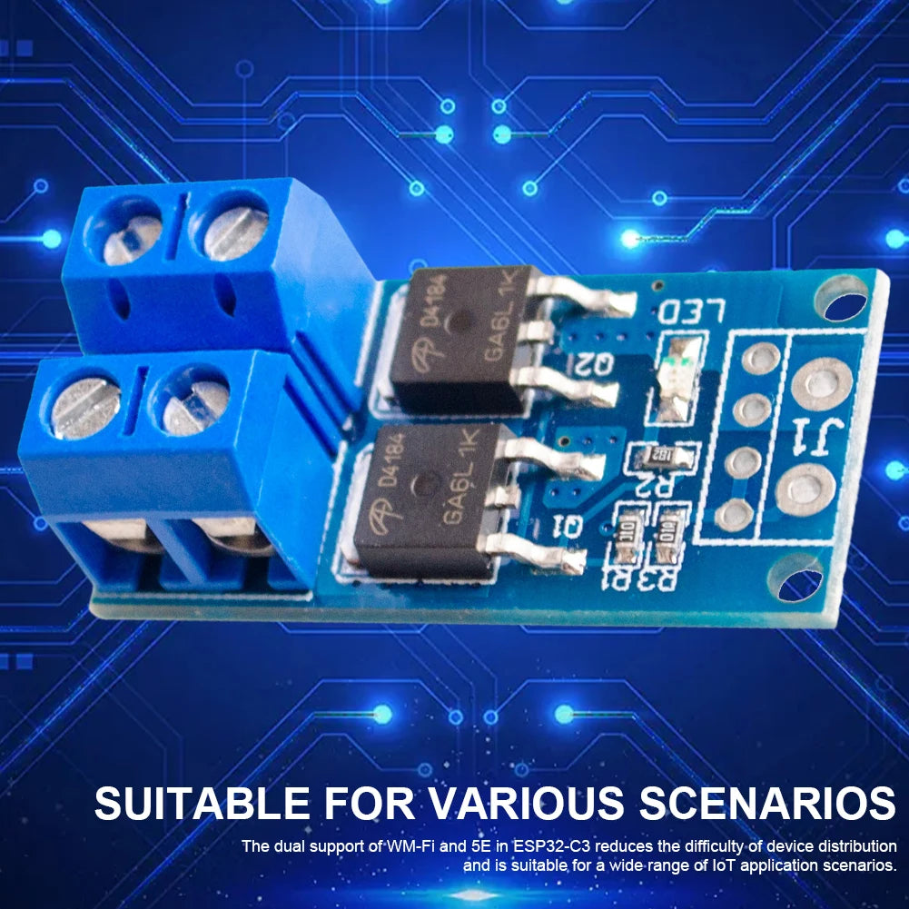 15A 400W MOSFET Trigger Switch Drive Module PWM Regulator Control Panel DC 5V-36V Electronic Switch Control Board for arduino