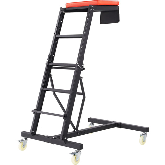 SucceBuy Top Automotive Creeper Adjustable Height 400 LBS Capacity 4 Swivel Caster Wheels for Auto Repair and Maintenance