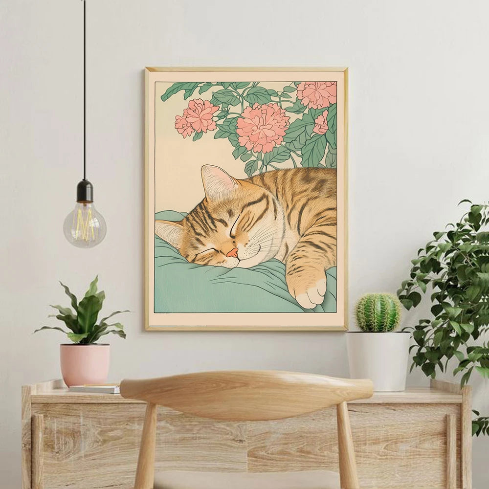 Cat in Bathtub Diamond Painting Retro Animal Picture Full Diamond Mosaic Embroidery Cross Stitch Kits Home Decor New Arrivals