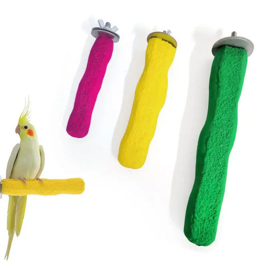 Pet Paw Grinding Stick Bird Parakeet Parrot Toy Bird Toy Grinder Grinding Rod Gripper Pet Supplies Bird Grinding Claw Toys 2030