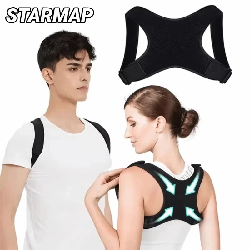 1Pcs Adjustable Posture Corrector Back Support Belt- Breathable, Non-Slip, Ergonomic For Improved Preventing Humpback Protection