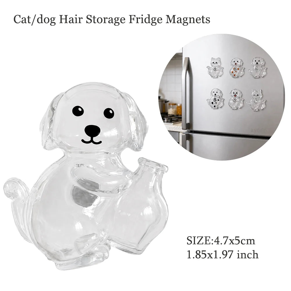 Cat Shaped Pet Hair Keepsake Keychain Charm Resin Dog Shaped Memorial Pendant Handmade DIY Pet Souvenir Keychain for Pet Lovers