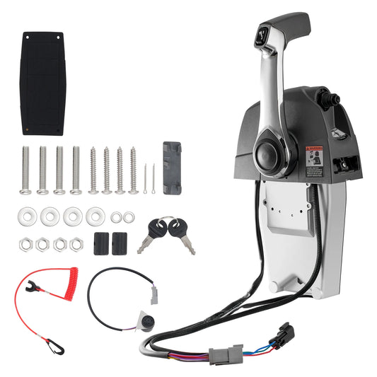 SucceBuy Boat Throttle Control 5006186 Top-Mounted Outboard Remote Control Box to Evinrude Johnson Marine Throttle Control Box