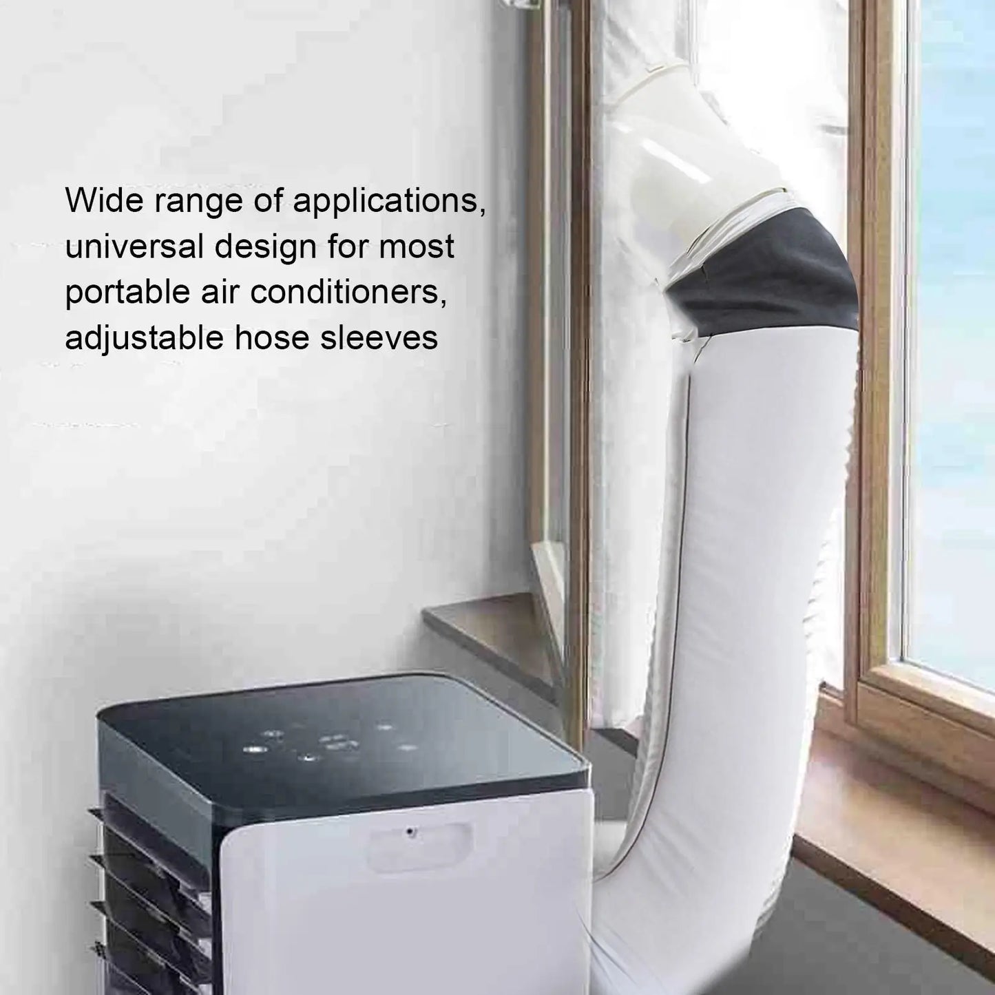 Portable Air Conditioner Hose Cover Wrap Dustproof Heat Insulation AC Hose Sleeve Air Cloth Air Outlet Pipe Tube Hose Cover