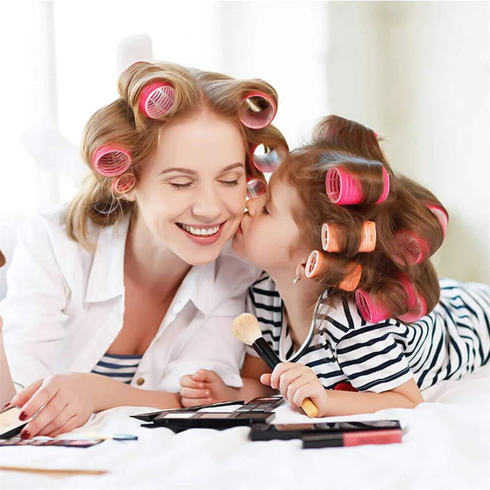 Hair Curlers Rollers Hairdressing Curlers Hair Rollers Cling Self Grip