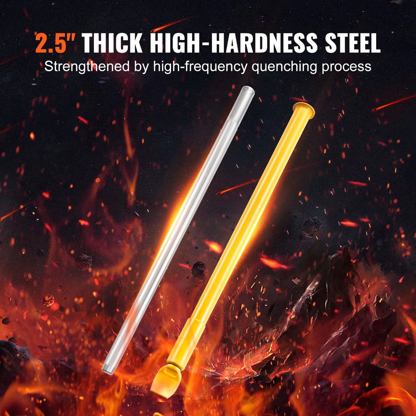 SucceBuy Tire Bead Breaker Slide Hammer Tire Slide Hammer Heavy Duty Steel Tire Changing Tool for Truck Car Trailer Tire Removal