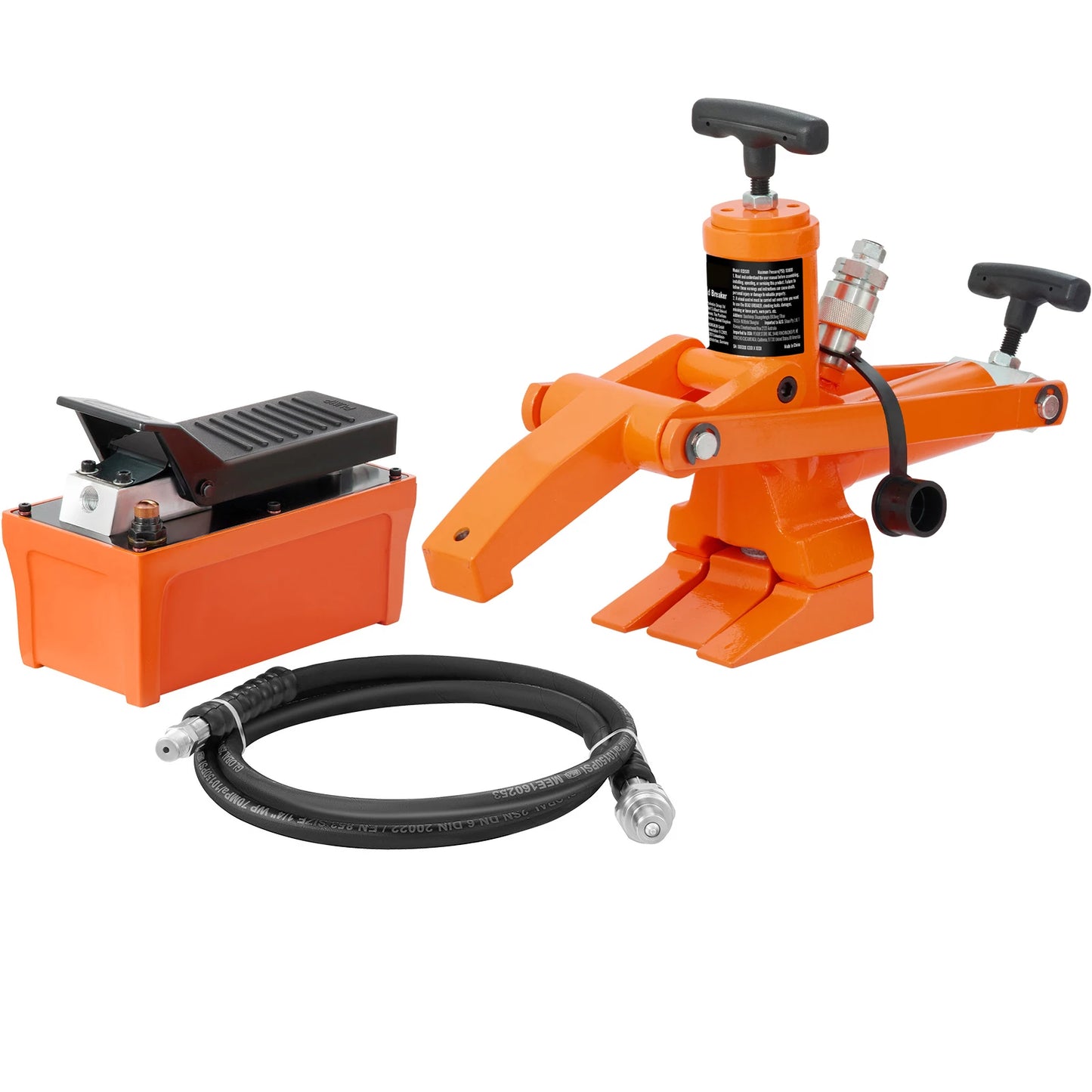 SucceBuy Hydraulic Bead Breaker 1000PSI Tire Bead Breaker with Metal Foot Pump Heavy-duty Steel Bead Breaker Tool for Truck ATV