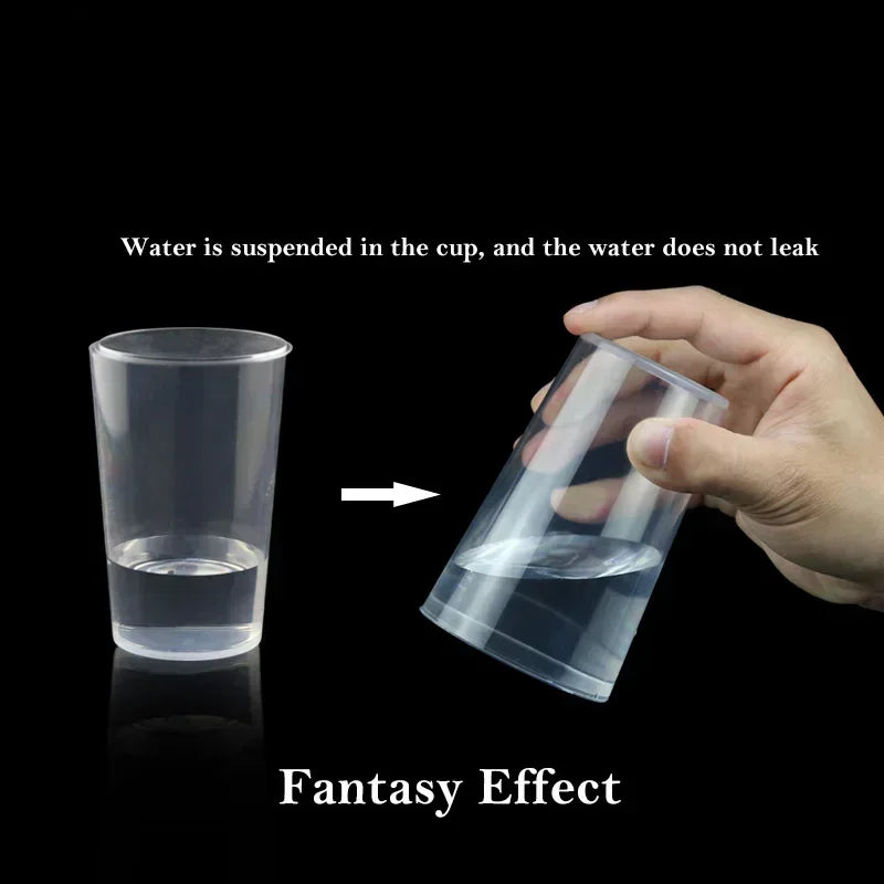 Still Water Cup Magic Props Suspended in The  Tricks Stage Magic Props Fantasy Adults Children Toys Little Magician Comedy Easy