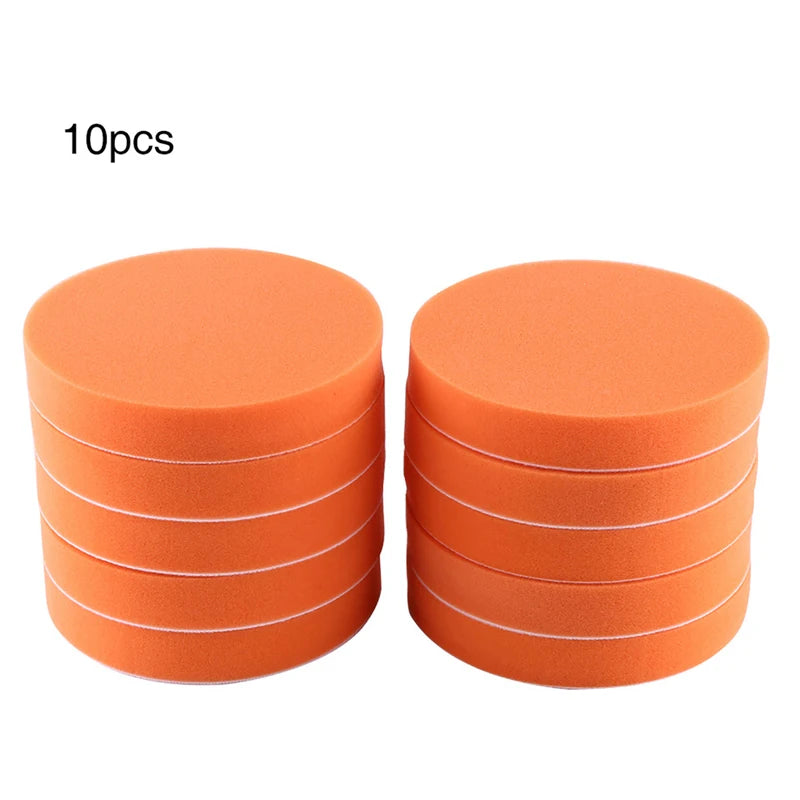10pcs 150mm Car Polishing Pads 6" Sponge Polisher Clean Waxing Pad Auto Paint Maintenance Care Buffing Cleaning Tool