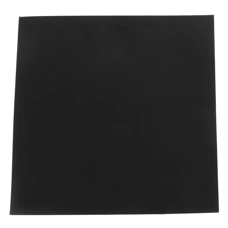 1pc Black Square Smooth Finish Rubber Sheet High Temperature Chemical Resistance Rubber Plate 152*152*3mm best