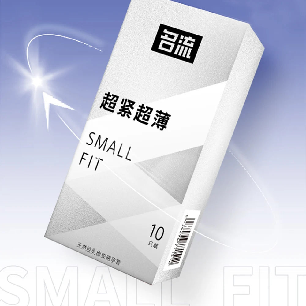 45mm 49mm Tight Ribed Spikes Condoms 10Pcs Long Delayed Pleasure Latex Penis Sleeve Safe Contraception Lubrication Sex Toys