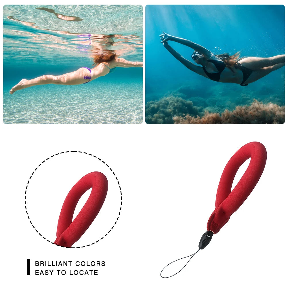 250G Camera Buoyancy Wrist Strap Universal Foam Floating Belt Lightweight Floating Wrist Strap for Fishing Diving Swimming