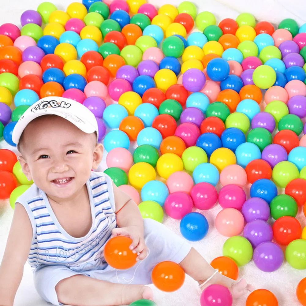 400 PCS Ocean Balls Ball Pit Dog Play  Plastic Soft Toy Colourful Play Fun
