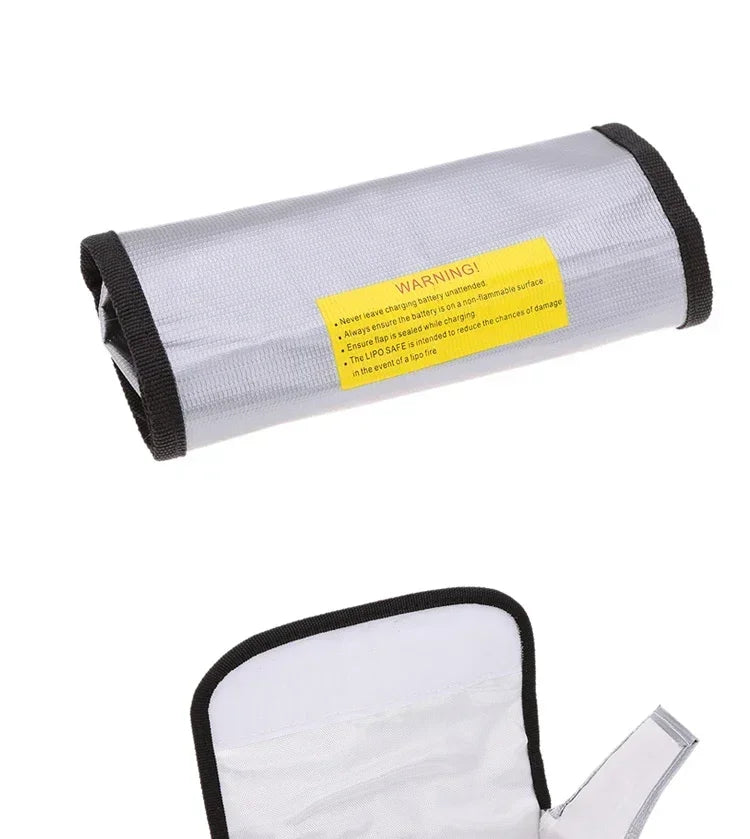 185x75x60mm Square RC LiPo Safe Bag Battery Safety Fireproof Explosionproof Guard Battery Protection Charging Sack For RC Toy