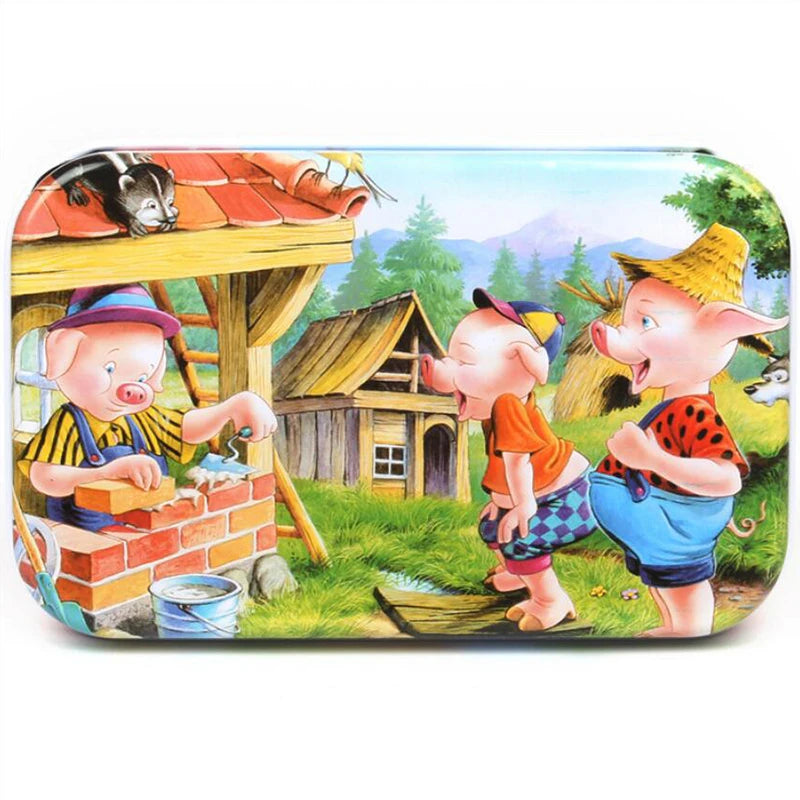 1pc 60piece Jigsaw Puzzle for Kids Educational Toys Children Cartoon Animal Puzzles Intellectual Development Montessori Games