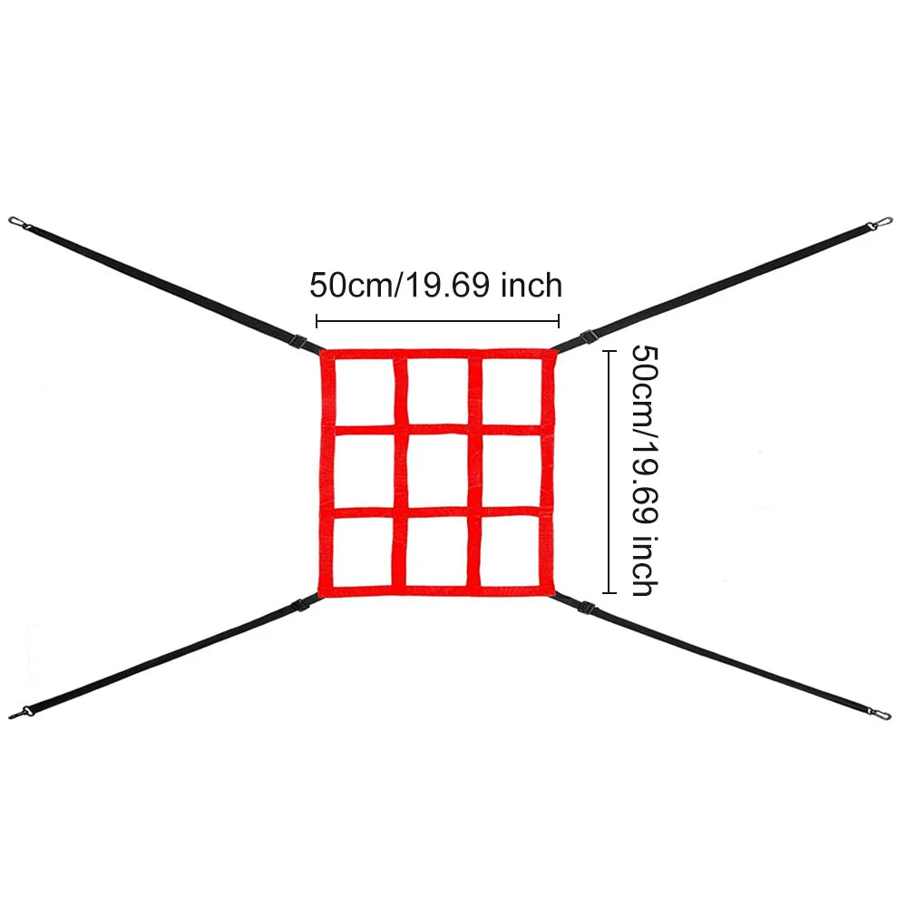 Baseball Practice Net Adjustable Baseball Softball Pitching Target Practice Accuracy Training Throwing for Baseball Softball Net