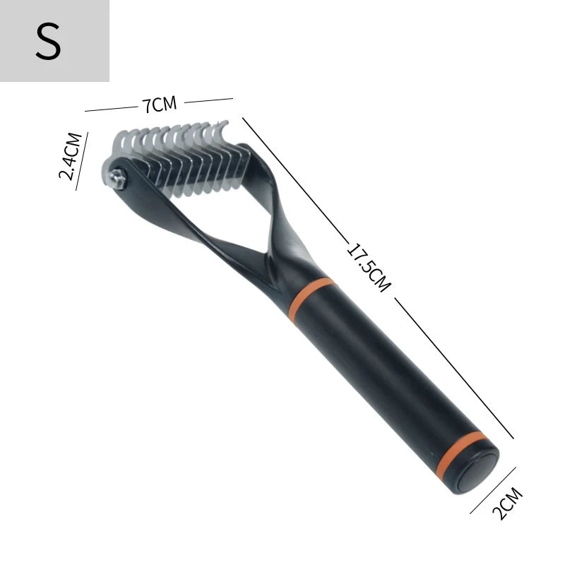 Pet Hair Remover Stainless Steel Dog Brush for Small Medium Dogs Golden Retriever Border Collie Pets Grooming Comb Accessories