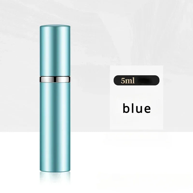10/5ML Perfume Atomizer Portable Liquid Container for Cosmetics Traveling Mini Aluminum Spray Empty Refillable Bottle Косметика