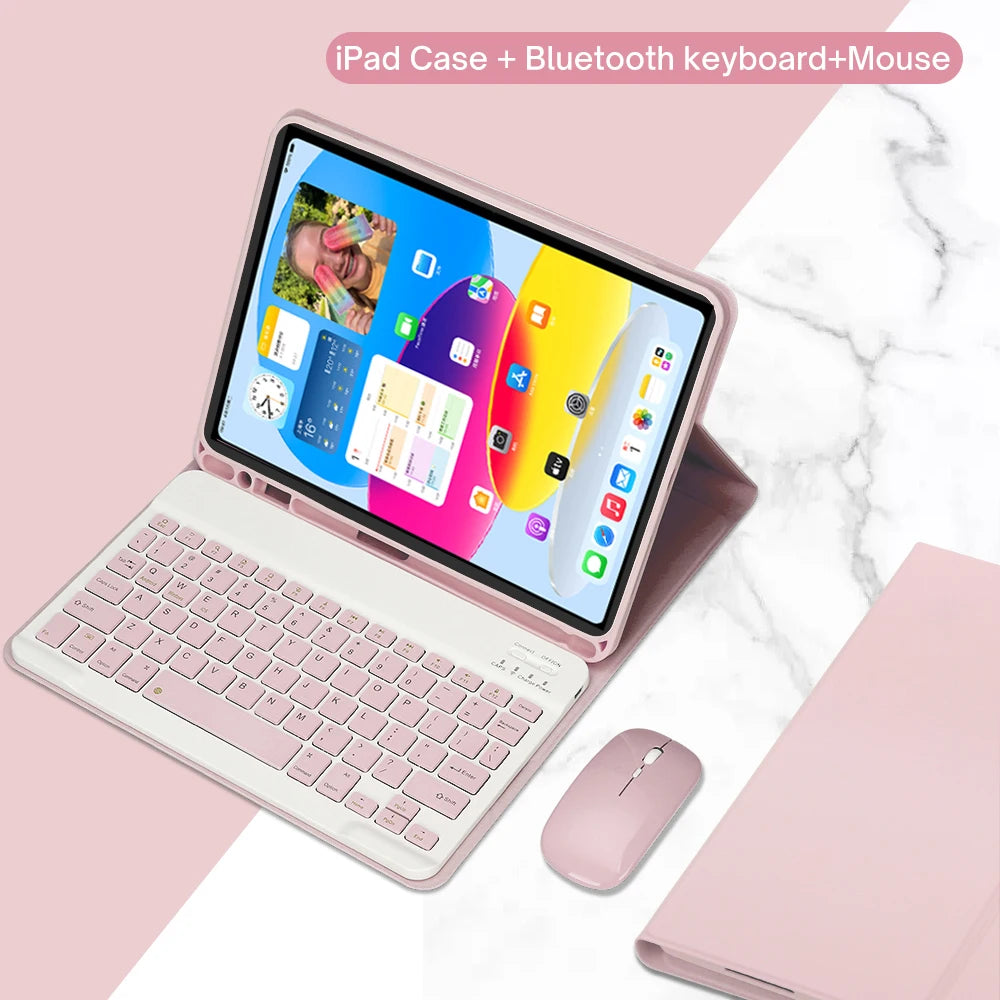 Keyboard Case for iPad 11th Gen (A16) 11 lnch 2025,Detachable Keyboard for iPad 10th Gen 10.9 lnch 2022 with Pencil Holder