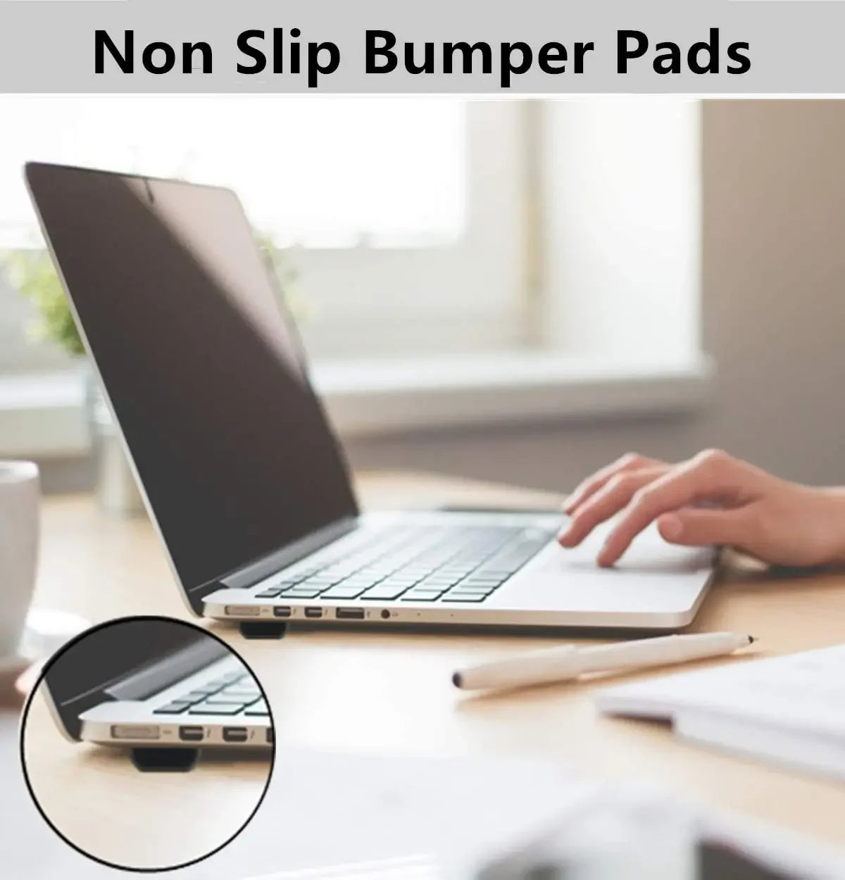 12Pcs Square Self-Adhesive Stick Bumper Pad Tall Rubber Feet For Electronics Glass Speaker Laptop Appliances Furniture Computer
