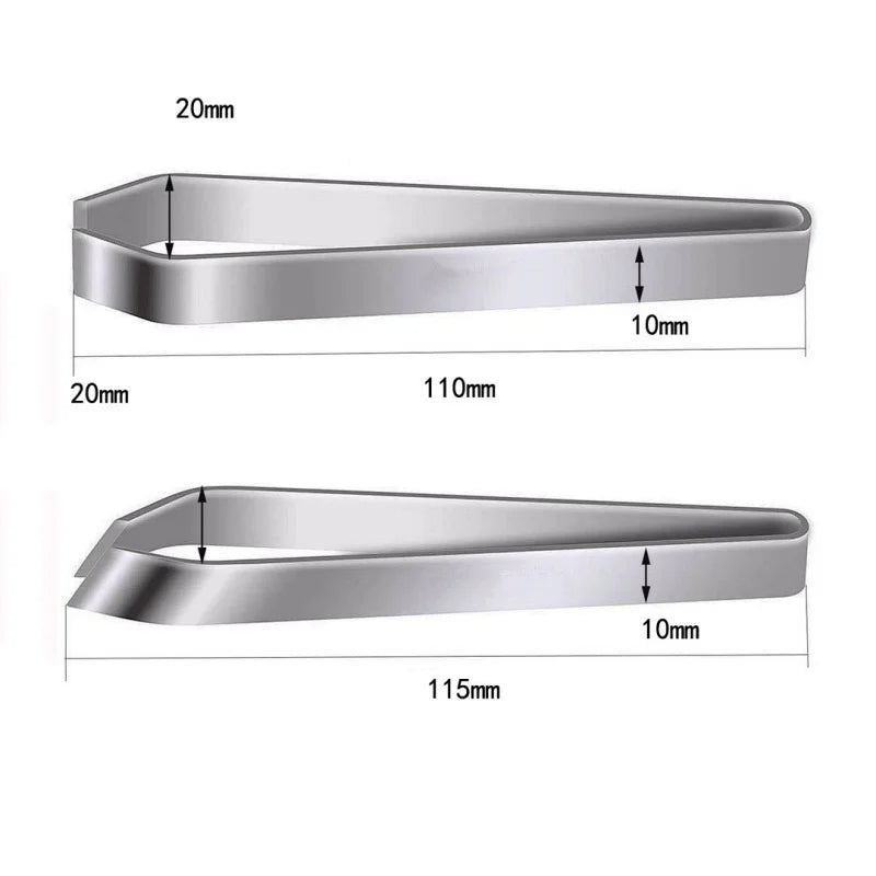 1pcs 430 Stainless Steel Fish Bone Tweezers Pincer Clip Puller Remover Tongs Fish Bone Plucking Clamp Kitchen Gadgets Tools