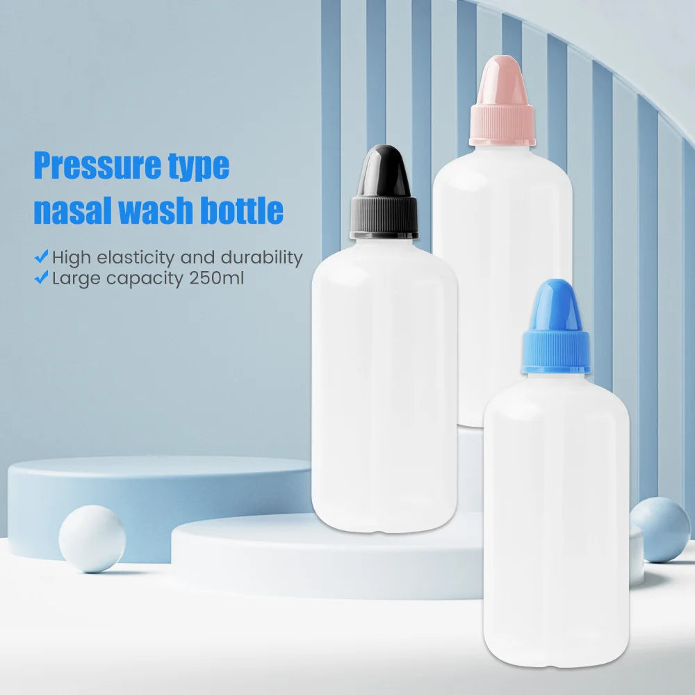 250ml Nose Wash Cleaner Nasal Irrigator Rinse Bottle Nose Protector Avoid Allergic Rhinitis Adults Children Neti Pot Health Care