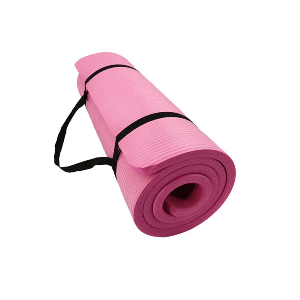 PORIYA 10/15/20MM Thick Yoga Mat Pad NBR Nonslip Exercise Fitness Pilate Gym Durable