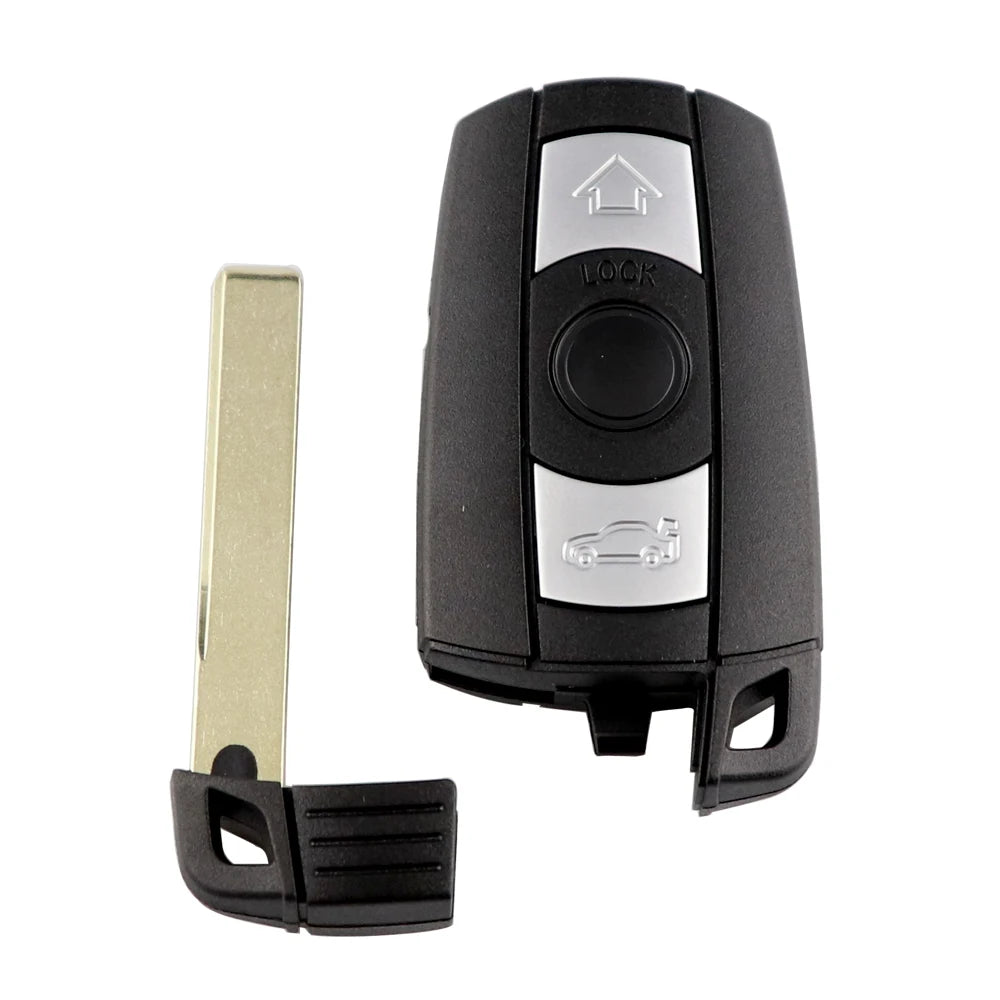 3 Button Remote Smart Card Key Shell For BMW 1 3 5 6 Series E90 E91 E92 E60 E61 E82 E87 E88 E89 E70 E71 E72 X5 X6