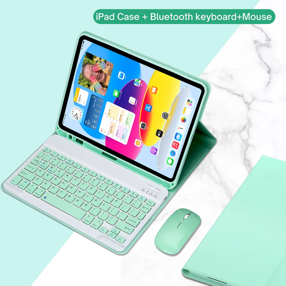 Keyboard Case for iPad 11th Gen (A16) 11 lnch 2025,Detachable Keyboard for iPad 10th Gen 10.9 lnch 2022 with Pencil Holder