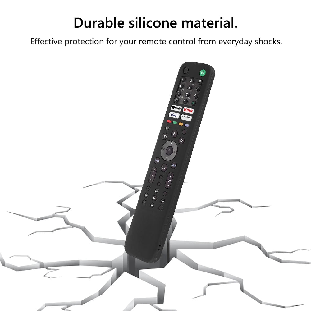 Silicone Protective Case Dustproof Protective Skin Sleeve Dropproof Remote Control Case for Sony RMF-TX520E/TX520P/TX520B/TX520T