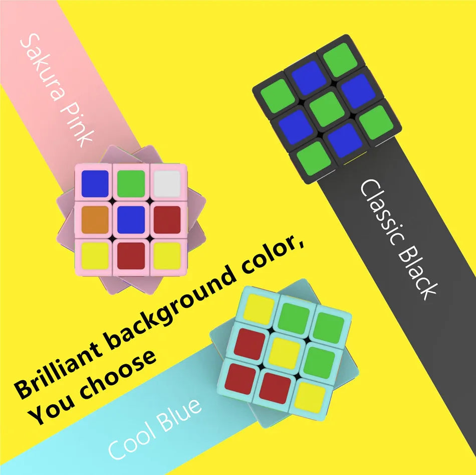 Cubelab 1cm Mini Magic Cube Tiny 3x3 Professional 1 CM Speed Cube Magic Cube Puzzle Blue Pink Black Toys For Children Kids Gift