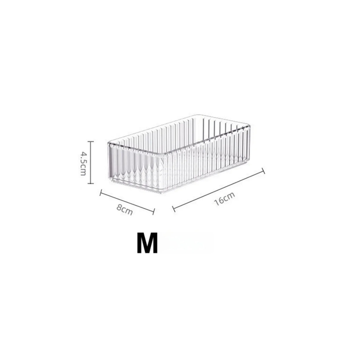 Clear Drawer Organizer Stackable 4 Size Clear Makeup Drawer Organizer Trays Acrylic Bathroom Vanity Storage Bins