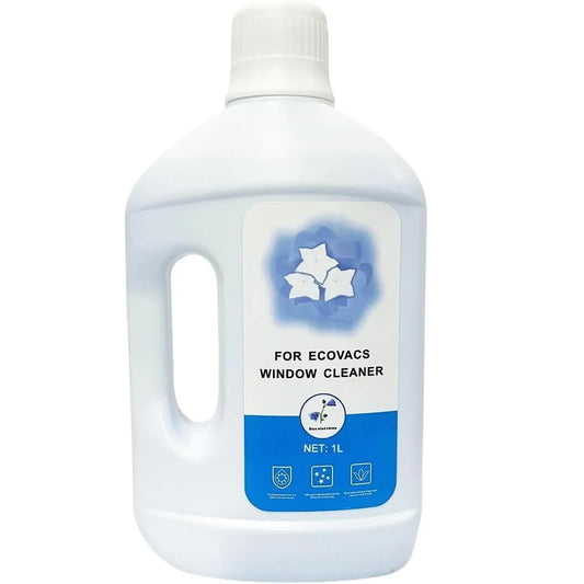 Window Cleaning Solution 1000ml for ECOVACS Winbot W1 PRO/W2 PRO OMNI/Winbot MINI, Window Glass Cleaner, Bluebell Scent