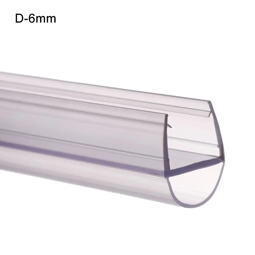 Bath Shower Screen Door Seal Strip Water Baffle 4 to 12mm Seal Gap Window Door Weatherstrip Glass Door Weatherstrip Hardware