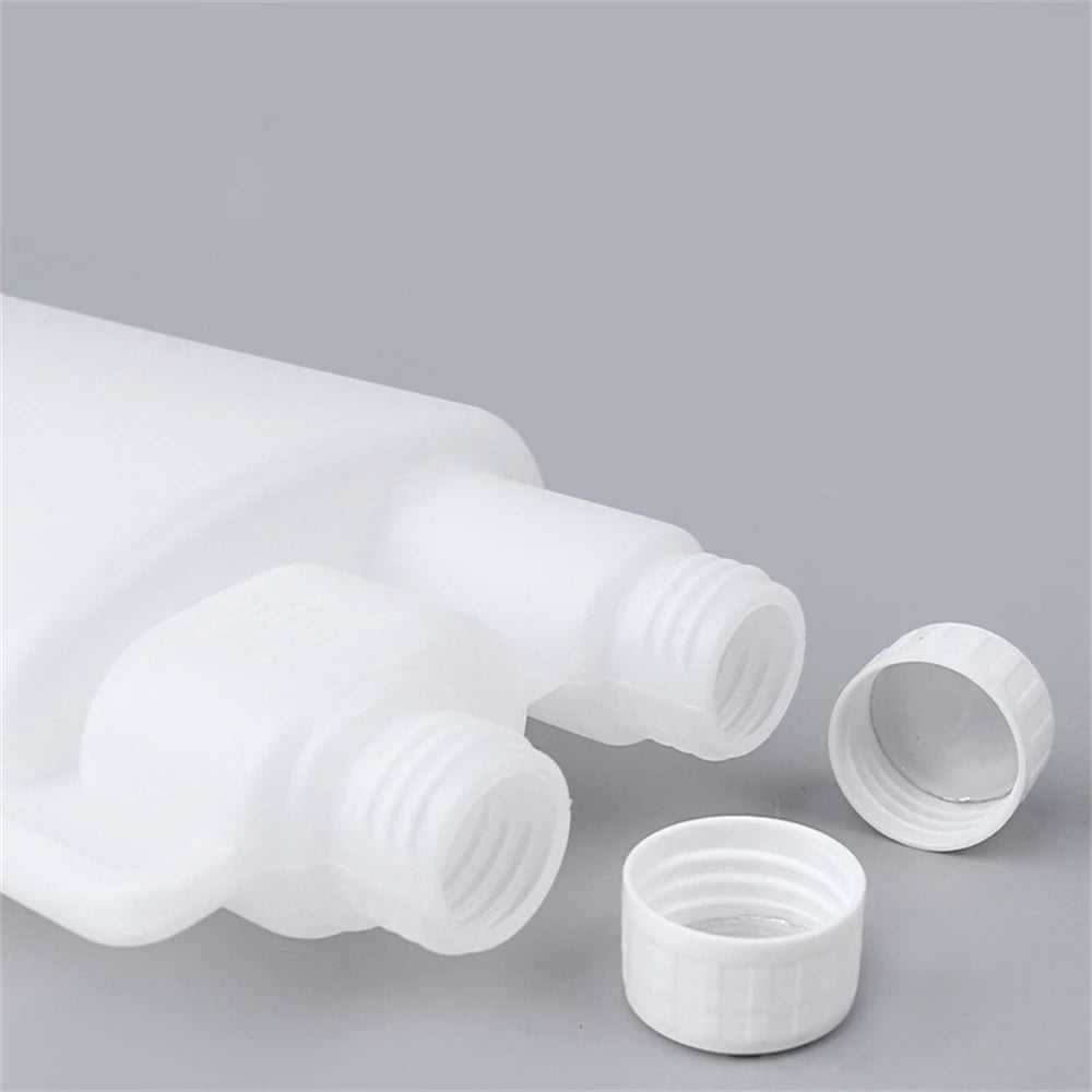 10 PCS Plastic Twin Chamber Bottle &Tamper Evident Cap Chemical Liquid Bottle 250ml