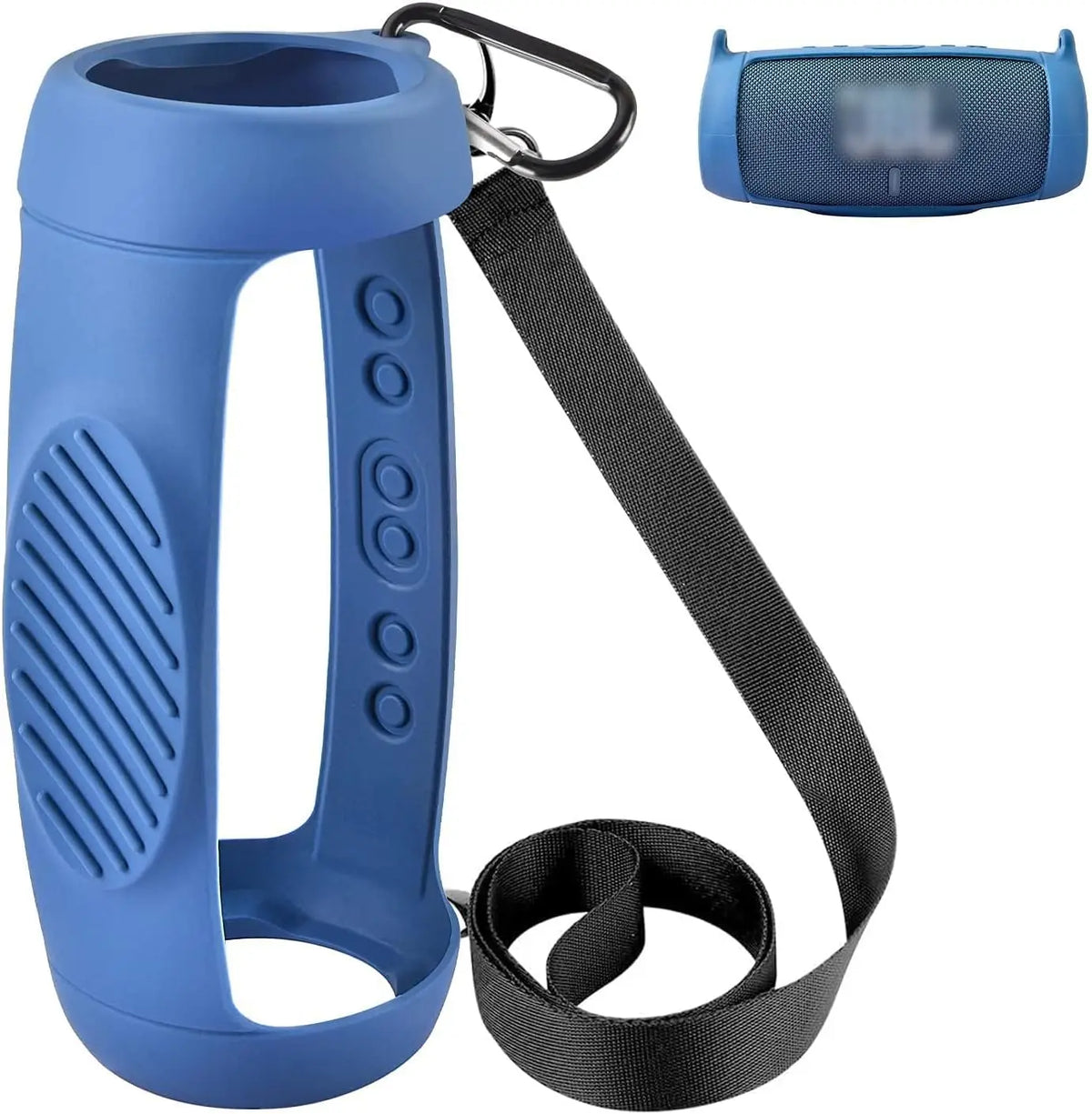 Silicone Case Cover for JBL Charge 5 Waterproof Portable Bluetooth Speaker, Travel Carrying Protective Gel Soft Skin，water proof