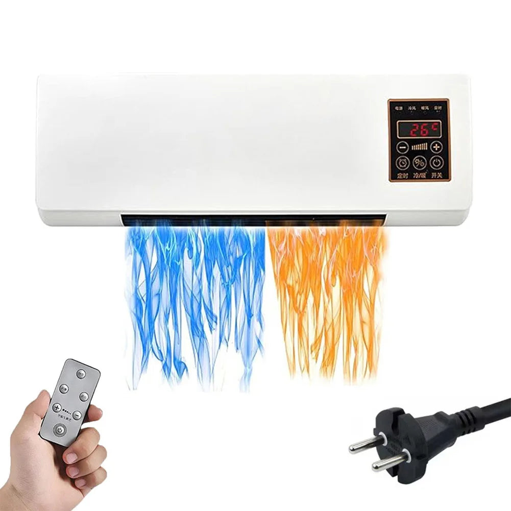 Wall Mounted Portable Airconditioner W/ Remote Control Split Max Airconditioners Mini Split AC/Heating System for Home Office