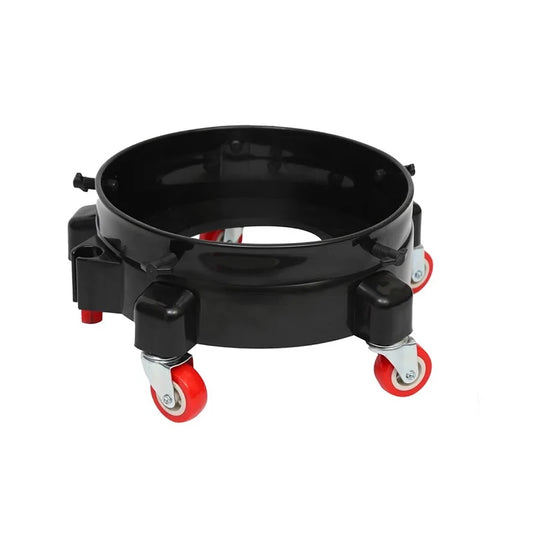 Car wash Removable Rolling Bucket Dolly 360° Turning Swivel Caster Detailing Kit with Wheels Storage Insert Locking Casters