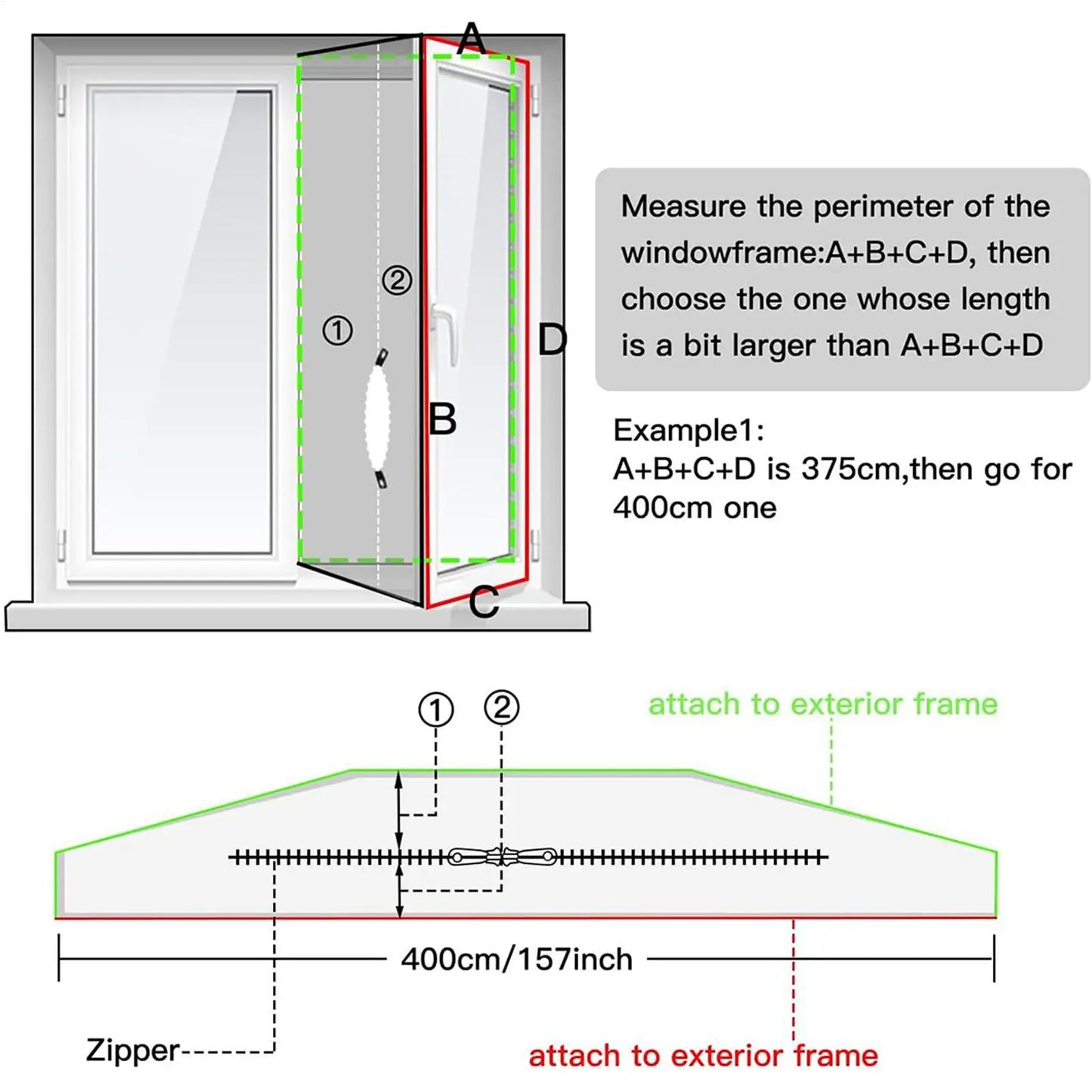 Universal Window Seal For Portable Air Conditioner Window Sealing Air conditioner sealing cloth for home Dormitory