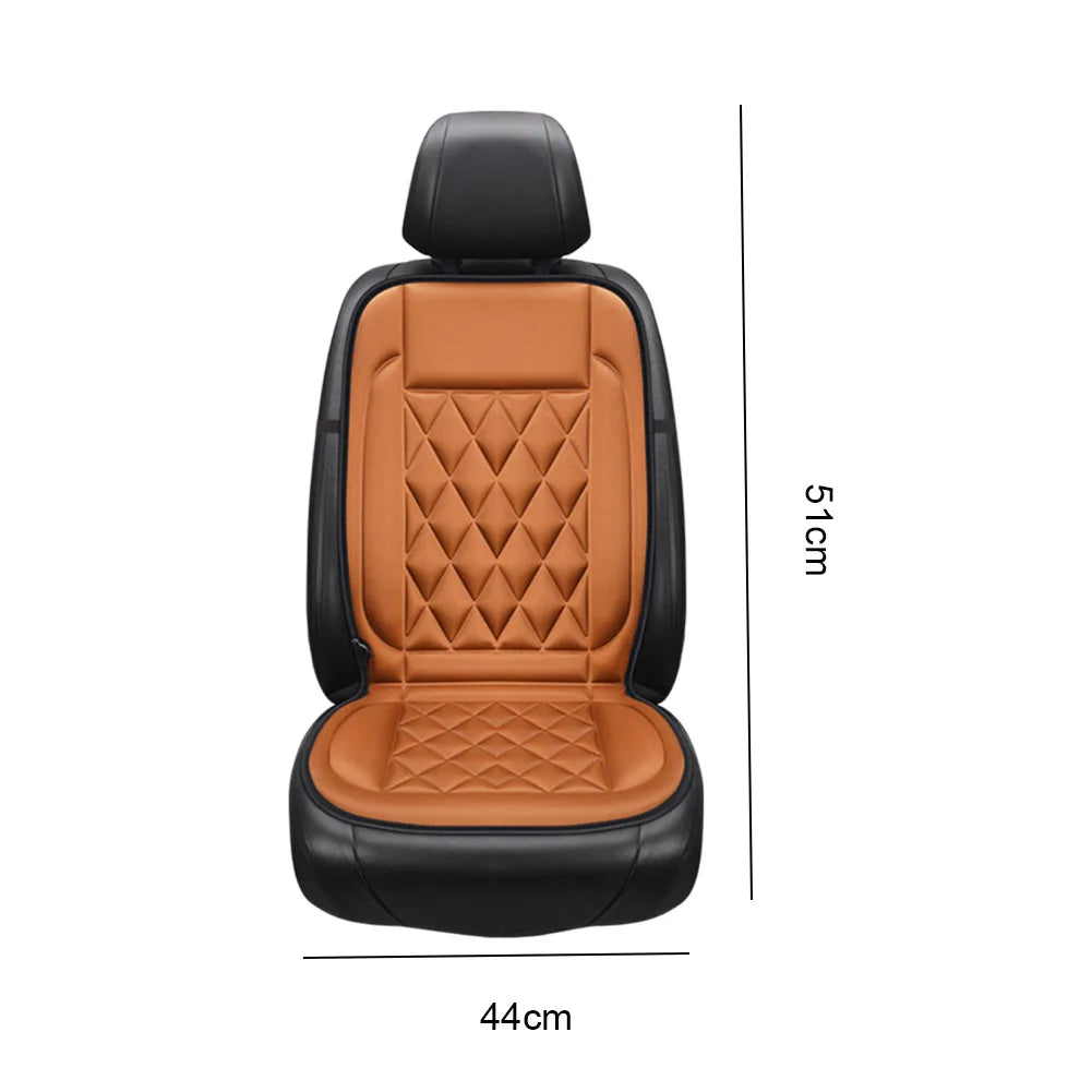 12V Heated Car Seat Cover 30-45w Fast Car Seat Heater Seat Protector 2 Gear Adjustable Breathable Auto Interior Accessories Univ
