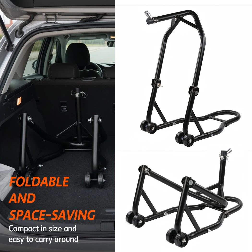 PORIYA Heavy Duty Motorcycle Front Head Stock Stand Motorbike Wheel Lift Headstock