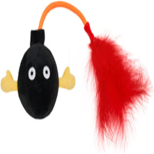 Exciting and Interactive Cat Toy in Fire Extinguisher Shape - Stimulating Teething Toy for Kittens - Engage Your Furry Friend wi